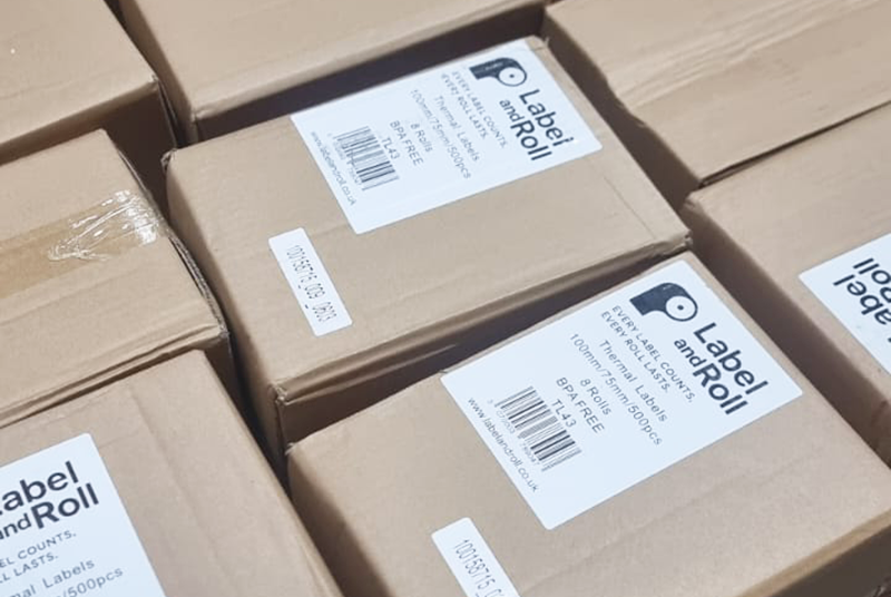 100mm x 50mm Thermal Labels – 1000/Roll | BPA Free | Label & Roll