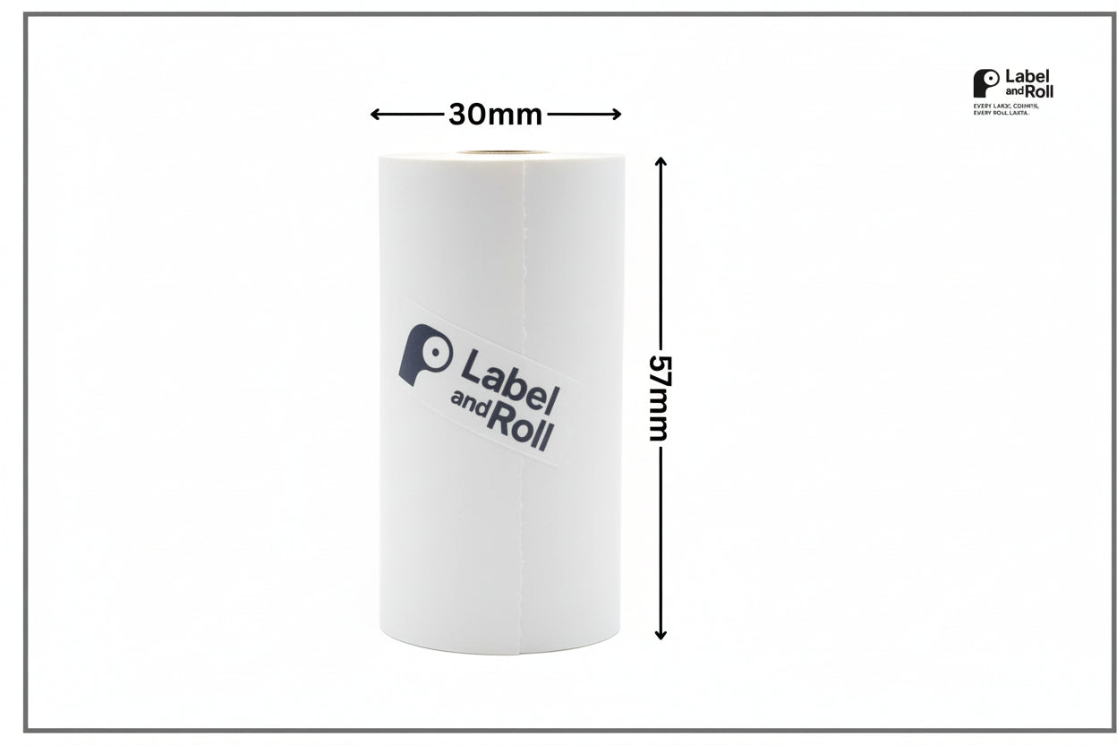 57mm x 30mm Card Machine Rolls – 60 Pack | BPA Free | Payzone/Card Machine Compatible