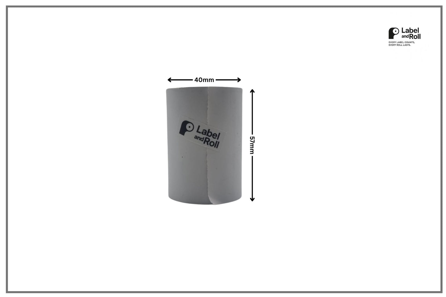 Thermal Rolls 57mm/40mm, 20 Rolls in a Box. SKU FR40
