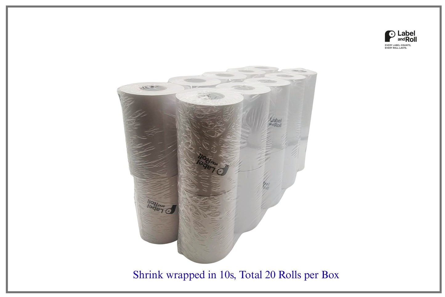 Thermal Rolls 57mm/40mm, 20 Rolls in a Box. SKU FR40